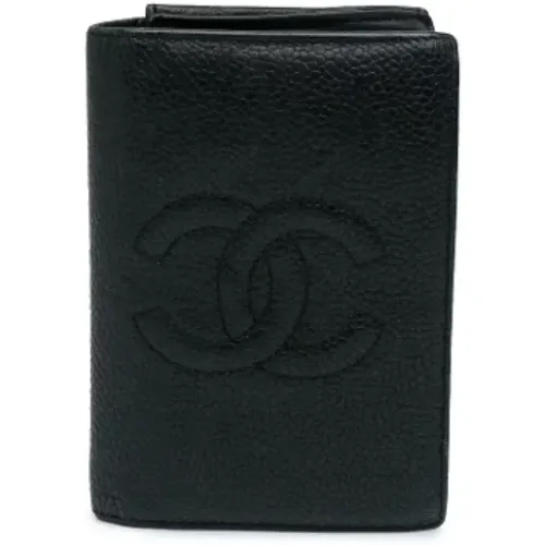 Pre-owned Wallets, female, , Size: ONE SIZE Pre-owned Leather wallets - Chanel Vintage - Modalova