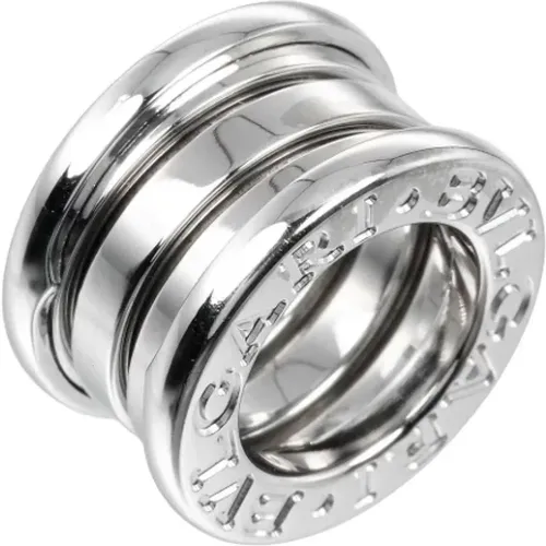 Pre-owned Jewellery, female, , Size: ONE SIZE Pre-owned White Gold rings - Bvlgari Vintage - Modalova