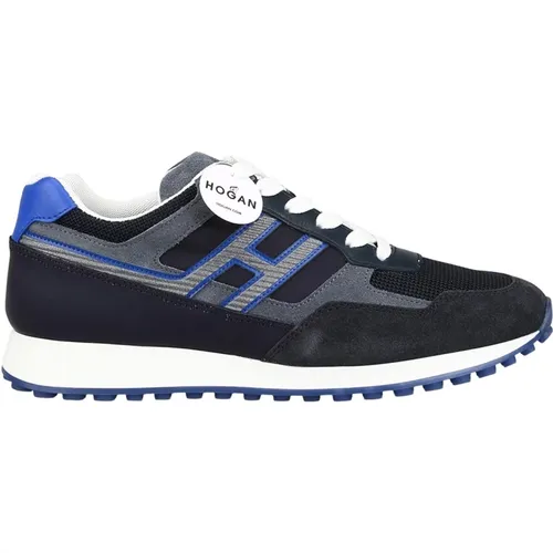 Men's Shoes Sneakers Blu Noos , male, Sizes: 5 1/2 UK - Hogan - Modalova