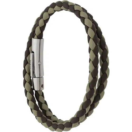 MyColors Double-Wrap Leather Bracelet , male, Sizes: ONE SIZE - TOD'S - Modalova
