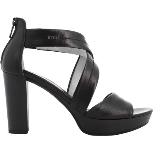 High Heel Sandalen für Frauen , Damen, Größe: 38 EU - Nerogiardini - Modalova