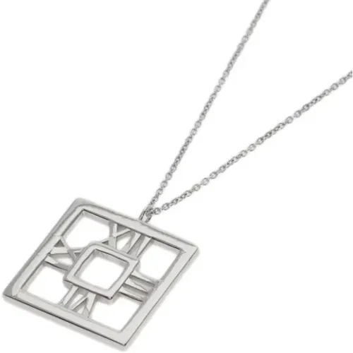 Pre-owned Jewellery, unisex, , Size: ONE SIZE Pre-owned Silver necklaces - Tiffany & Co. Pre-owned - Modalova