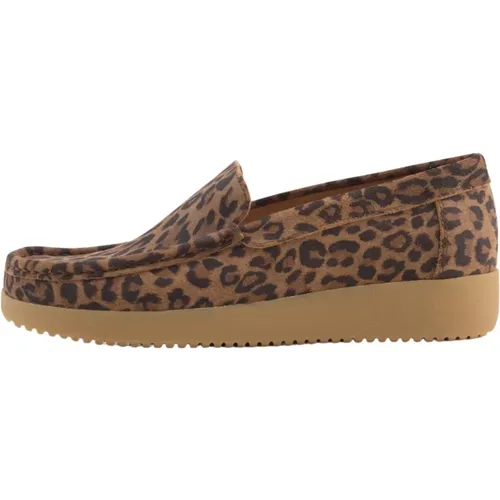 Leopard Wildleder Loafer Print - Nature Footwear - Modalova