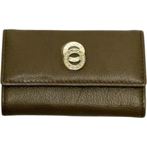 Pre-owned Accessories, male, , Size: ONE SIZE Pre-owned Leather key-holders - Bvlgari Vintage - Modalova