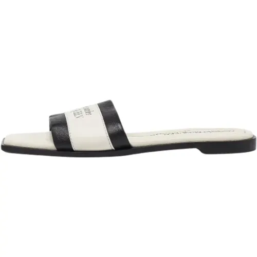 Pre-owned Flats, female, , Size: 7 US Pre-owned Leather flats - Alexander McQueen Pre-owned - Modalova