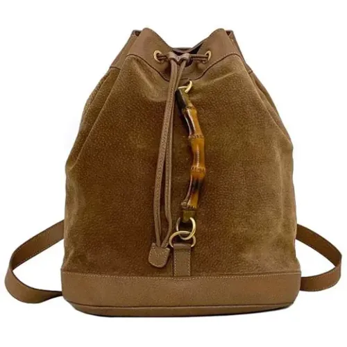 Pre-owned Bucket Bags, female, , Size: ONE SIZE Pre-owned Leather gucci-bags - Gucci Vintage - Modalova