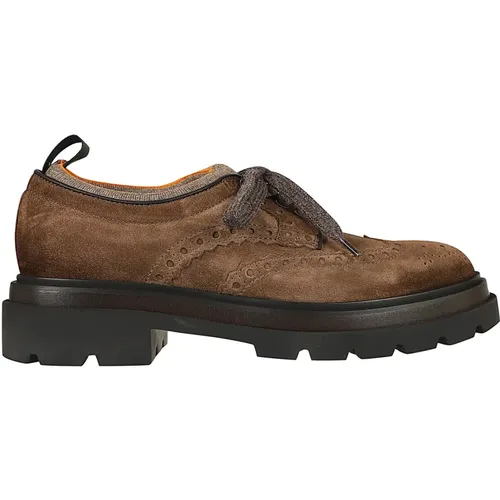 Braune Herren Rhea Schuhe Santoni - Santoni - Modalova