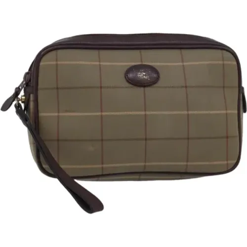 Pre-owned Clutches, female, , Size: ONE SIZE Pre-owned Canvas clutches - Burberry Vintage - Modalova