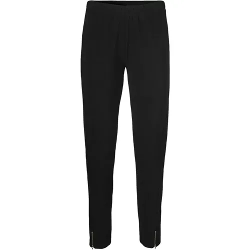 Simple and Stylish Leggings with Zipper Details , female, Sizes: XS, M, L, 2XL, S, XL - Masai - Modalova