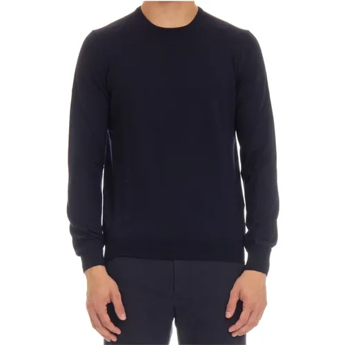 Crewneck Sweater Fine Wool , male, Sizes: 3XL, 2XL, M, XL, L - Barba - Modalova