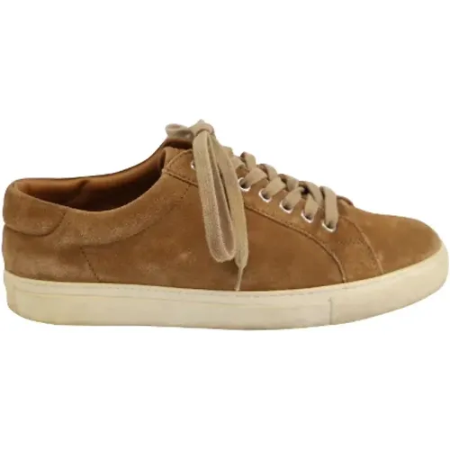 Pre-owned Sneakers, female, , Size: 9 1/2 US Pre-owned Suede sneakers - Ralph Lauren Pre-owned - Modalova