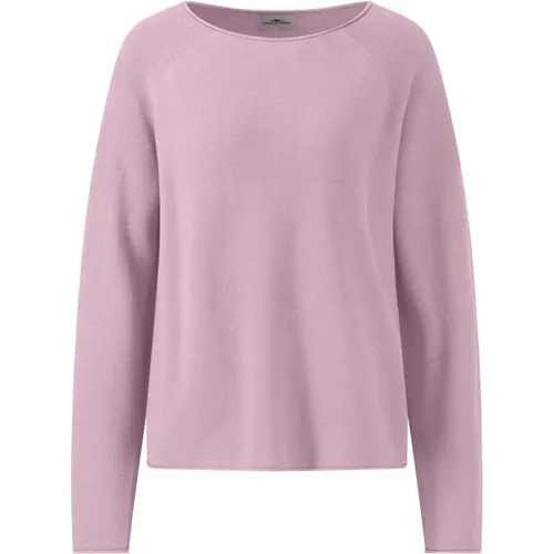 Feinstrick O-Neck Pullover , Damen, Größe: 2XL - FYNCH-HATTON - Modalova