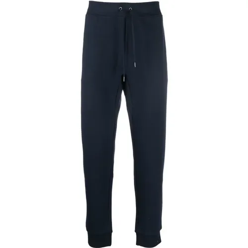 Blaue Baumwoll-Sweatpants mit Besticktem Logo - Polo Ralph Lauren - Modalova