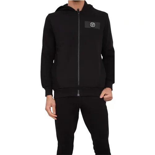 Comfortable Zip-through Sweatshirt for Men , male, Sizes: M - Plein Sport - Modalova