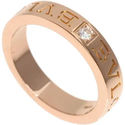 Pre-owned Jewellery, female, , Size: ONE SIZE Pre-owned Rose Gold rings - Bvlgari Vintage - Modalova