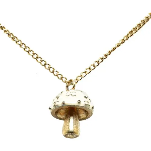 Pre-owned Metal necklaces , female, Sizes: ONE SIZE - Chanel Vintage - Modalova