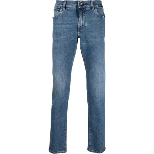 Straight Leg Jeans Variant Abbinata , male, Sizes: 3XL - Dolce & Gabbana - Modalova
