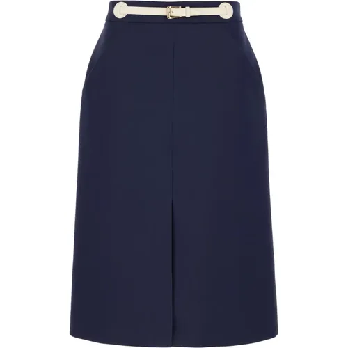 Short Skirts, female, , Size: S Elegant Gonne Skirt for Women - Valentino Garavani - Modalova
