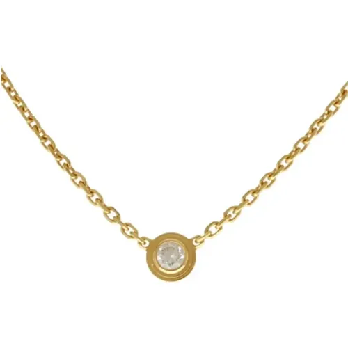 Pre-owned Gold necklaces , unisex, Sizes: ONE SIZE - Cartier Vintage - Modalova