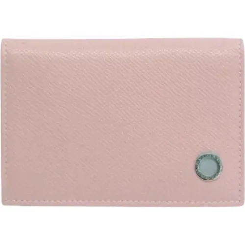 Pre-owned Wallets, female, , Size: ONE SIZE Pre-owned Leather wallets - Bvlgari Vintage - Modalova