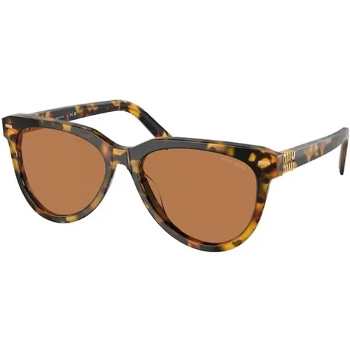 Dark Frame Sunglasses , unisex, Sizes: 56 MM - Miu Miu - Modalova