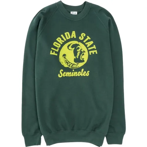 Sweatshirts, male, , Size: M Vintage Florida State Seminoles Sweatshirt - Wild Donkey - Modalova