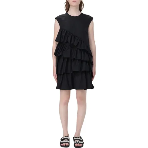 Short Dresses, female, , Size: S Ruffle Mini Dress - Msgm - Modalova