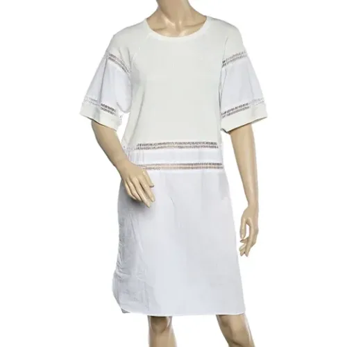 Pre-owned Cotton dresses , female, Sizes: L - Chloé Pre-owned - Modalova