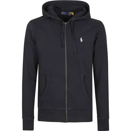 Zip-throughs, male, , Size: S Terry Sweatshirt - Polo Ralph Lauren - Modalova