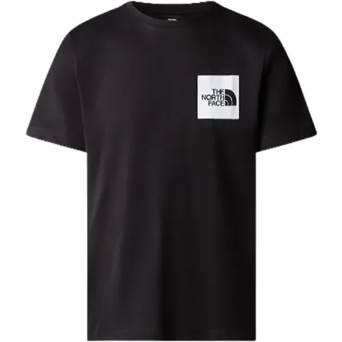 Schwarzes Feines T-Shirt , Herren, Größe: L - The North Face - Modalova