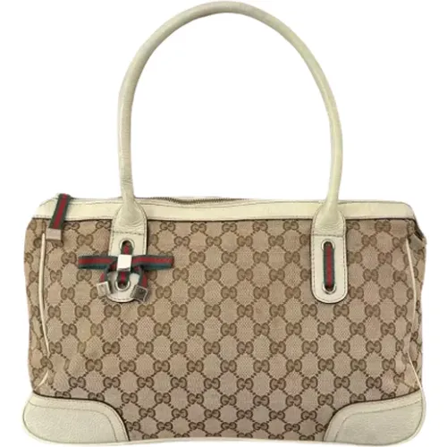 Pre-owned Tote Bags, female, , Size: ONE SIZE Pre-owned Fabric shoulder-bags - Gucci Vintage - Modalova