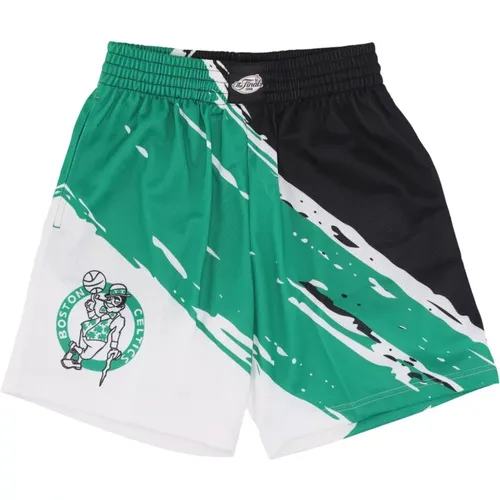 Sportswear, male, , Size: XL Boston Celtics Basketball Shorts - Mitchell & Ness - Modalova