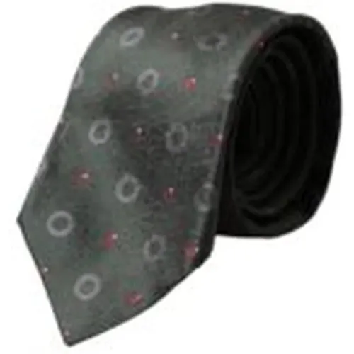 Ties, male, , Size: ONE SIZE Dark Silk Tie Stylish Design - Dolce & Gabbana - Modalova