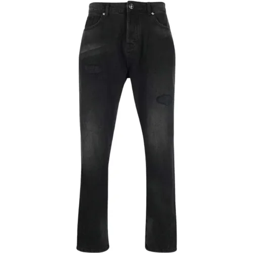 Straight Jeans, male, , Size: W30 Slim X Motif Jeans - John Richmond - Modalova