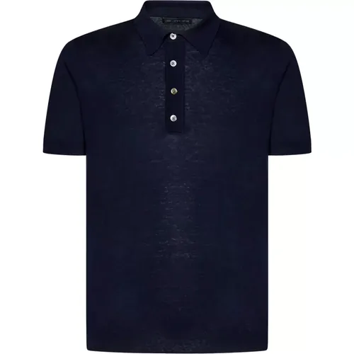 Luxurious Polo Shirt , male, Sizes: S, M, XL - Low Brand - Modalova