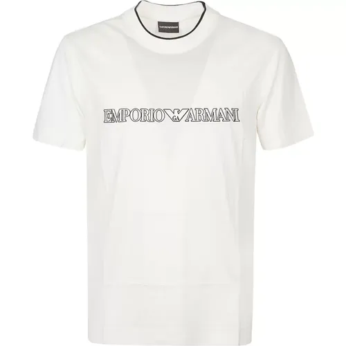 Vangilia Logo T-Shirt , Herren, Größe: XL - Emporio Armani - Modalova