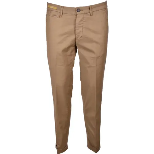 Chinos, male, , Size: W34 Cotton Elastane Pants - Re-Hash - Modalova