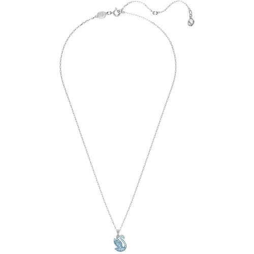 Damenschmuck Schwan Anhänger Blau Rhodiniert Swan 5680422 - Swarovski - Modalova