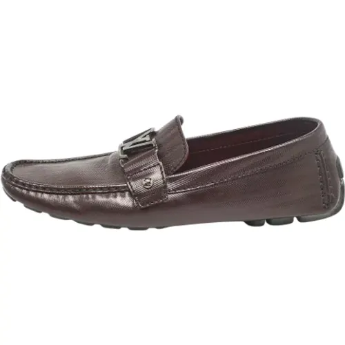 Pre-owned Flats, male, , Size: 10 US Pre-owned Leather flats - Louis Vuitton Vintage - Modalova