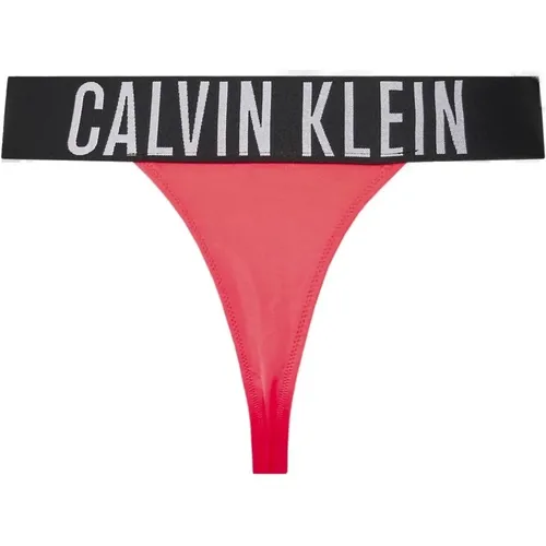 Spring/Summer Women's Swimsuit Thong , female, Sizes: L, M, S, XS - Calvin Klein - Modalova