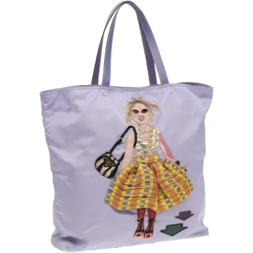 Pre-owned Tote Bags, female, , Size: ONE SIZE Pre-owned Nylon totes - Prada Vintage - Modalova