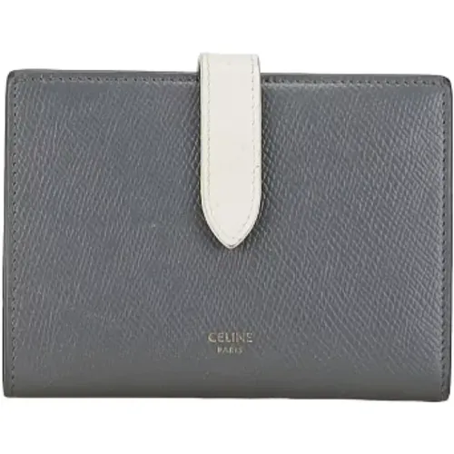 Pre-owned Wallets, female, , Size: ONE SIZE Pre-owned Leather wallets - Celine Vintage - Modalova