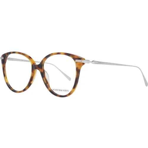 Glasses, female, , Size: ONE SIZE Round Optical Frames Stylish - Scotch & Soda - Modalova