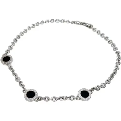 Pre-owned Jewellery, female, , Size: ONE SIZE Pre-owned White Gold necklaces - Bvlgari Vintage - Modalova