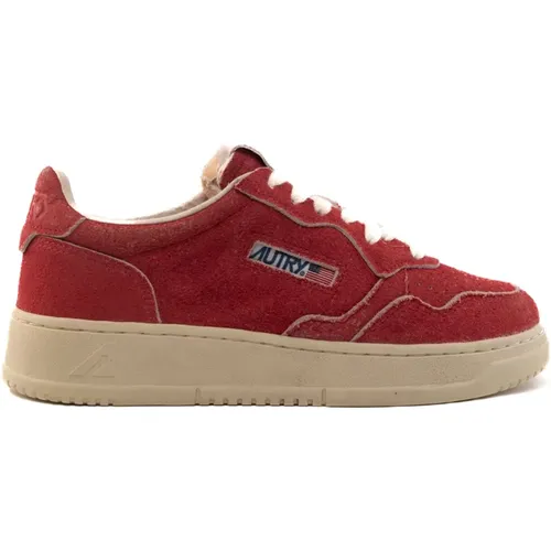 Gum Medalist Low Suede Sneakers , female, Sizes: 8 UK, 2 UK, 5 UK, 3 UK, 4 UK, 6 UK, 7 UK - Autry - Modalova