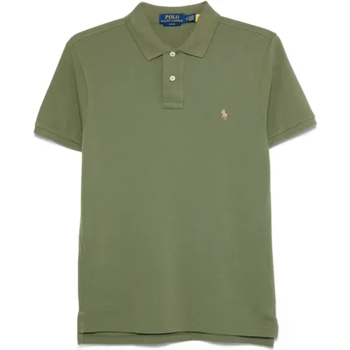 Polo T-Shirts und Polos Grün , Herren, Größe: S - Ralph Lauren - Modalova