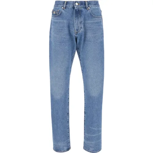 Classic Denim Jeans for Everyday Wear , male, Sizes: W32, W33, W30, W29, W31, W34 - Versace - Modalova