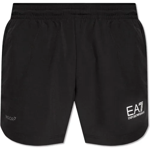 Shorts mit Logo , Herren, Größe: 2XL - Emporio Armani EA7 - Modalova