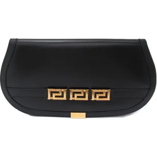 Pre-owned Clutches, female, , Size: ONE SIZE Pre-owned Leather clutches - Versace Pre-owned - Modalova