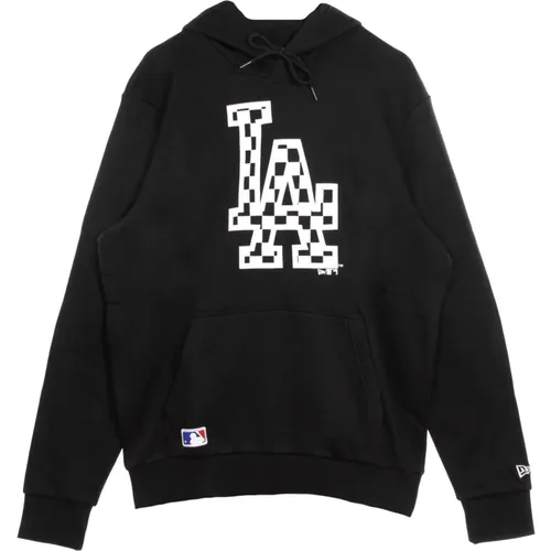 MLB Infill Logo Hoodie Schwarz/Weiß , Herren, Größe: S - new era - Modalova